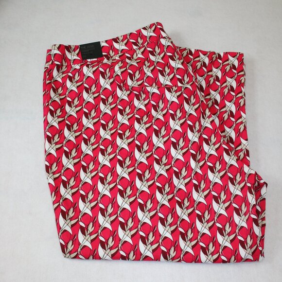 NWTS Lane Bryant Birds Of Paradise Flower Curvy Fit Ankle Lena Size 28 - Picture 2 of 4